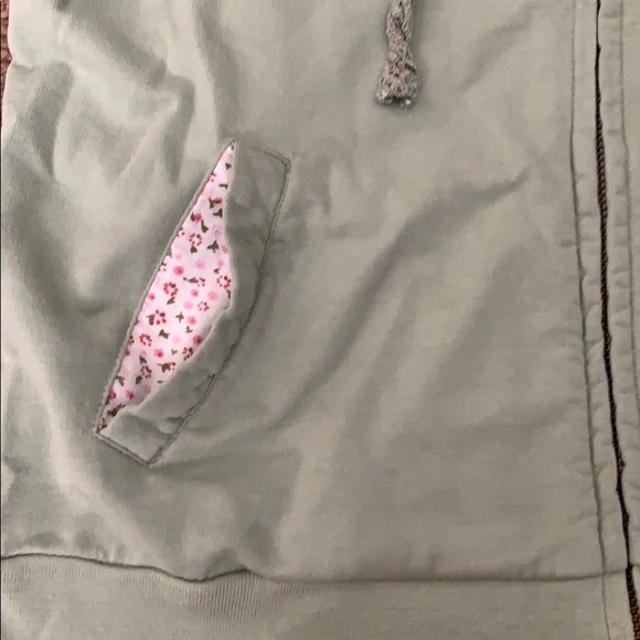 Anthropologie Mint Green Hoodie - Picture 3 of 7